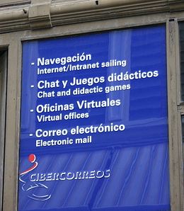 cibercorreos panneau