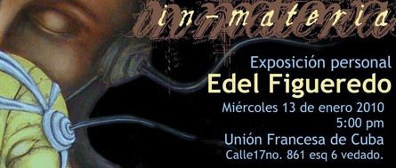 in-materia Exposicion personal • Edel Figueredo