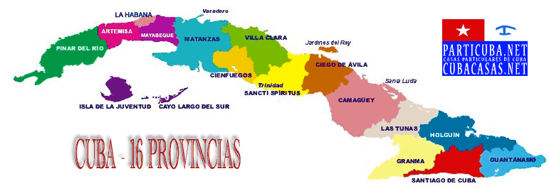 Itins | Provinces | Maps | cubacasas.net