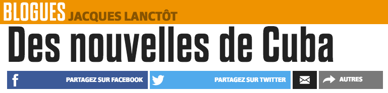 Nouvelles de Cuba 19 nov 2021 Journal de Montréal