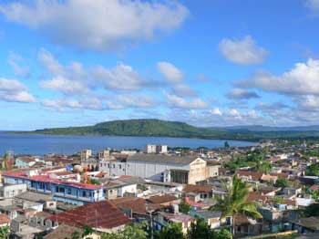 Baracoa vu d'en haut