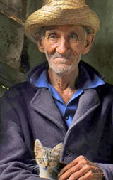 Orlando Garcia : Portrait of an elderly man ENLARGE