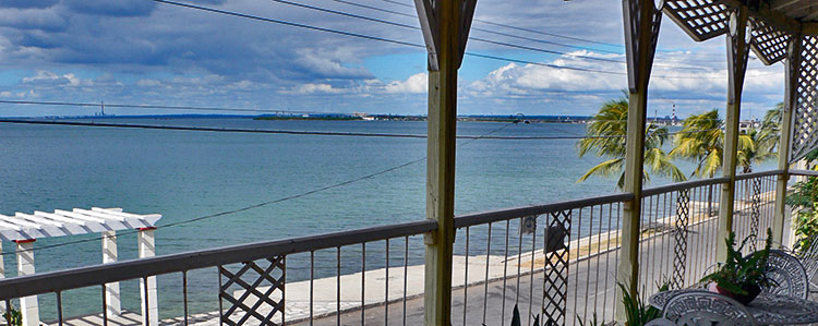 View of the bahia from casa Las Estancias