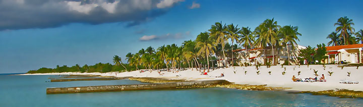 The 8 km beach at Maria la Gorda  © Cuba-Diving.de