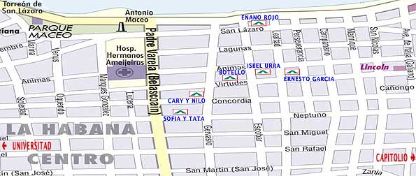 Centro de Centro Mapa - Casas