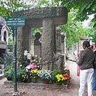 Allan Kardec tomb at Père-Lachaise cemetery in Paris