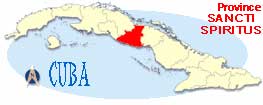 Map of provincia sancti spiritus