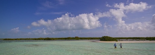 Pêche au lancer a la mouche sur Cayo Cruz