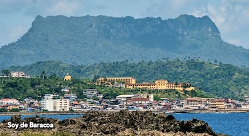 Baracoa vu d'en haut